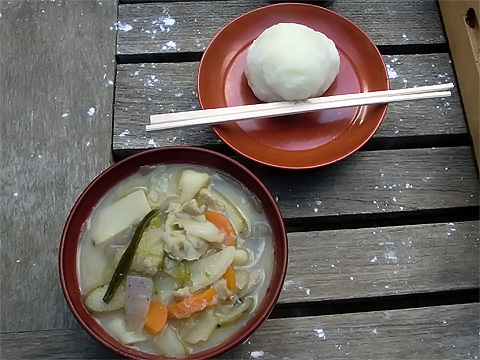 餅つきガーデンパーティ