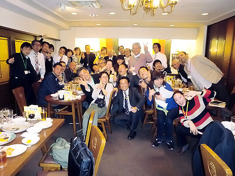 ワークショップの懇親会