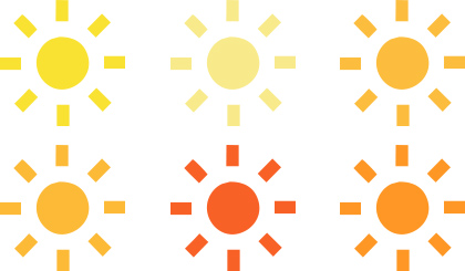 私を色でイメージするとこんな色らしい