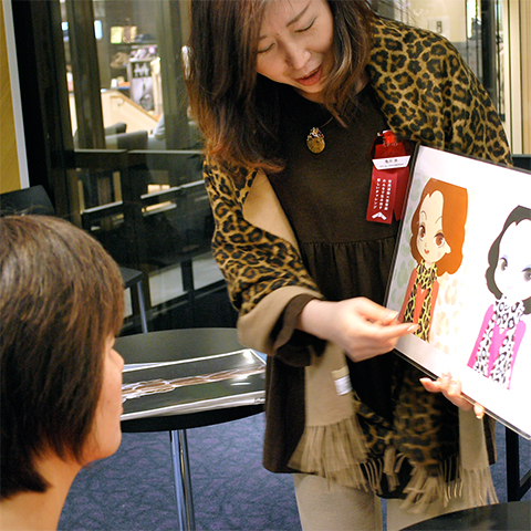 大阪マダムの定番アニマル柄