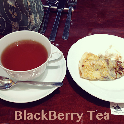 コーヒーとブラックベリーティー