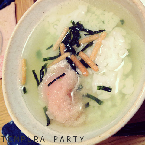 天ぷらパーティー