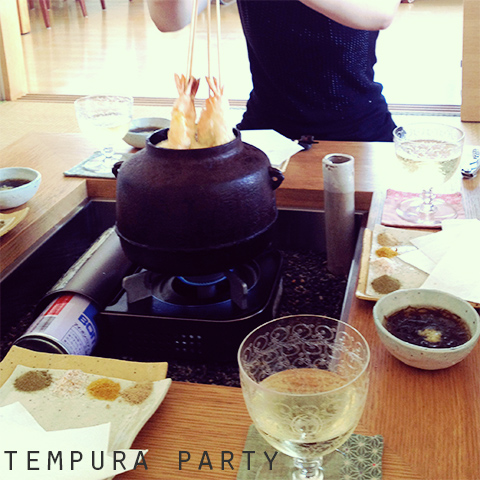 天ぷらパーティー
