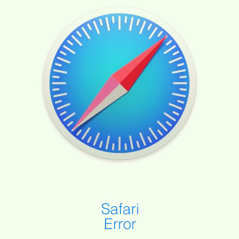 Safariちゃんがエラー